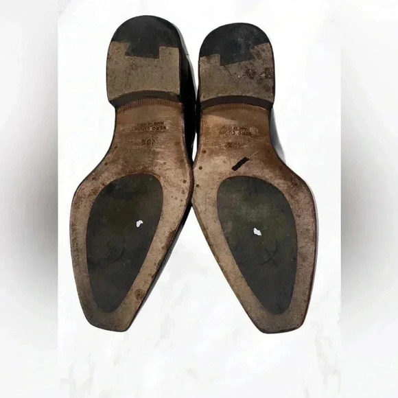 Canali designer black laceup day 2 nite classic stylish leather derby shoes 40.5 - Picture 4 of 6